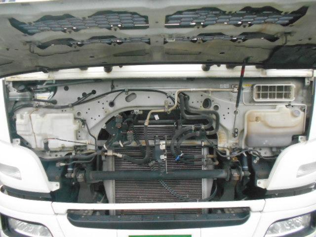 スーパーグレート 　チップ運搬車　上物新明和製　スライドデッキ　積載１０．２ｔ　荷台内寸：９５０×２２９×２４５【約５２立米】　室内デッキ動作リモコン　７速ミッション　４軸低床　２５ｔ車　ターボ車　２６５／７０Ｒ１９．５（50枚目）