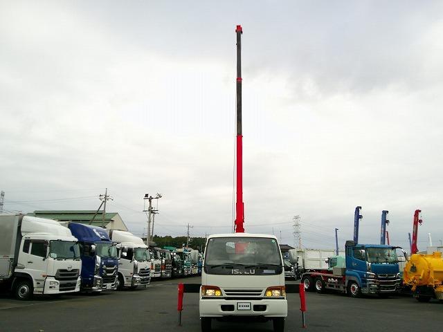 いすゞ 　クレーン付きセルフローダー　上物古河ユニック製　３段ブーム　ラジコン付（無線）　２．９ｔ吊　フックイン　荷台寸５９９ｘ２１５　積載２．６ｔ　セーフティローダー（スライドボディ）　ウインチ付（43枚目）