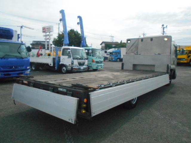 フォワード 　アルミブロック平　荷台内寸６１４×２３６×３７　ワイドボディ　後輪エアサス　荷台床木張り　内フック１６対　センターフック９か所　スタンションホール２か所　造りボディ　工具箱　荷台支柱抜き差し可（32枚目）