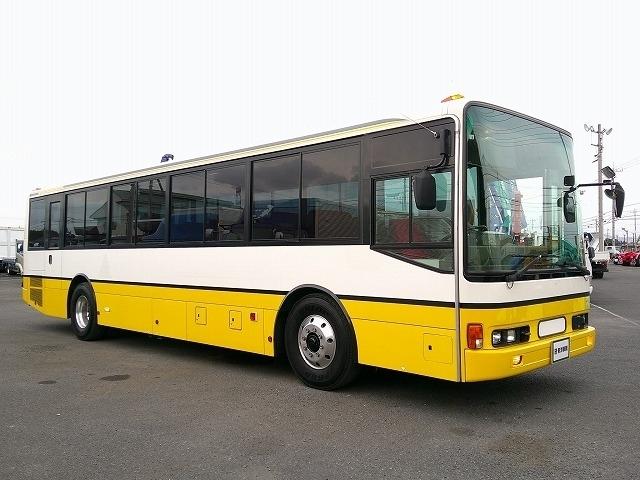 エアロスター 　大型バス　定員６６名　自動折れ戸ドア　総輪エアサス　ニーリング有　リヤーエンジン　プレヒーター有　モケットシート　ＥＴＣ通電確認済み　５速ミッション　タイヤサイズ１２Ｒ２２．５（2枚目）
