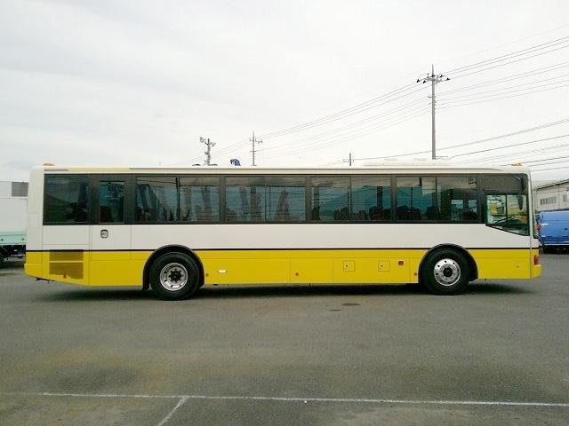 エアロスター 　大型バス　定員６６名　自動折れ戸ドア　総輪エアサス　ニーリング有　リヤーエンジン　プレヒーター有　モケットシート　ＥＴＣ通電確認済み　５速ミッション　タイヤサイズ１２Ｒ２２．５（4枚目）