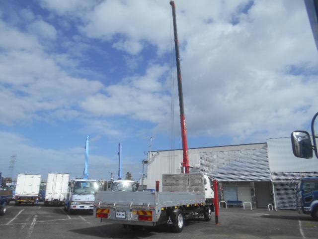 ファイター 　クレーン付ハイジャッキセルフ　上物古河ユニック　ＵＲＧ３７４　４段ブーム（前方格納）　ラジコン付（無線）　フックイン　２．９ｔ吊　差し違いアウトリガー　増トン　ワイドボディ　積載７．３ｔ　荷台床木張り（36枚目）