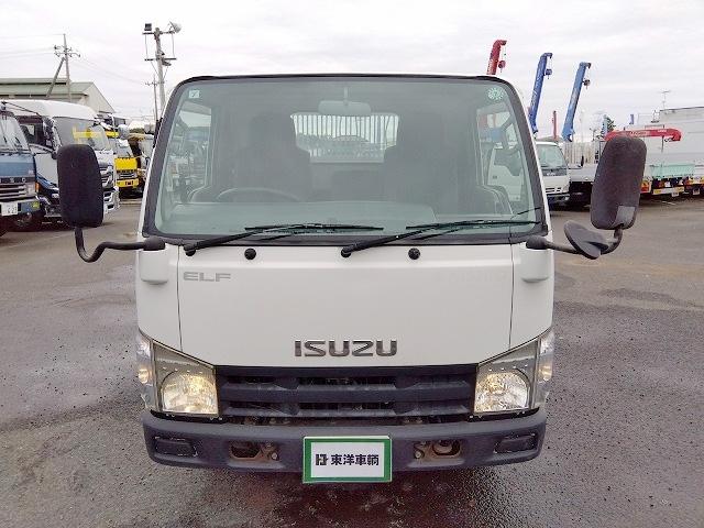 エルフトラック 　低床ダンプ　上物新明和製　荷台寸法３０６ｘ１６０ｘ３２　積載２ｔ　４ナンバー　５速ミッション　走行１２．７万ｋｍ（2枚目）