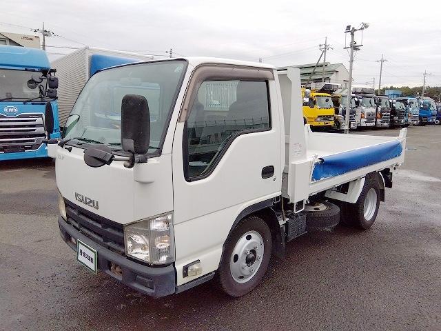 エルフトラック 　低床ダンプ　上物新明和製　荷台寸法３０６ｘ１６０ｘ３２　積載２ｔ　４ナンバー　５速ミッション　走行１２．７万ｋｍ（5枚目）