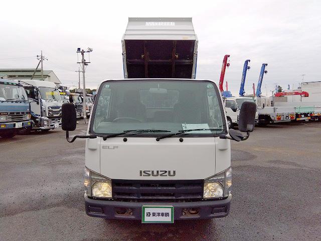 エルフトラック 　低床ダンプ　上物新明和製　荷台寸法３０６ｘ１６０ｘ３２　積載２ｔ　４ナンバー　５速ミッション　走行１２．７万ｋｍ（26枚目）