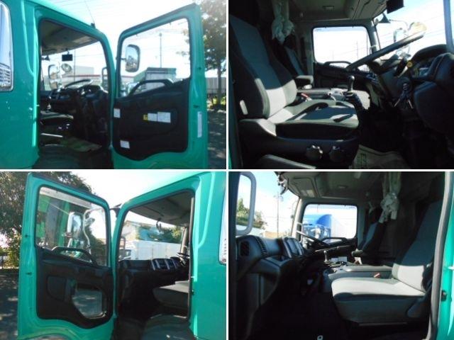 ヒノレンジャー  ヒアブクレーン付深ダンプ ヒアブクレーン(099) チューリップ型グラップル 回転式グラップル トップシート有 極東開発製深ダンプ 土砂禁 積載5.1t 増トン車 走行8.4万km ダンプ後方下開き(13枚目)