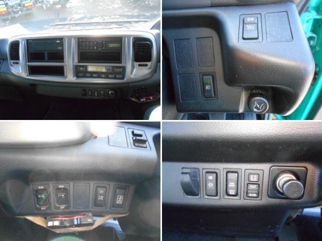 ヒノレンジャー  ヒアブクレーン付深ダンプ ヒアブクレーン(099) チューリップ型グラップル 回転式グラップル トップシート有 極東開発製深ダンプ 土砂禁 積載5.1t 増トン車 走行8.4万km ダンプ後方下開き(15枚目)