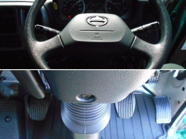 ヒノレンジャー  ヒアブクレーン付深ダンプ ヒアブクレーン(099) チューリップ型グラップル 回転式グラップル トップシート有 極東開発製深ダンプ 土砂禁 積載5.1t 増トン車 走行8.4万km ダンプ後方下開き(16枚目)