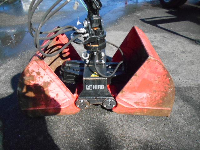 ヒノレンジャー  ヒアブクレーン付深ダンプ ヒアブクレーン(099) チューリップ型グラップル 回転式グラップル トップシート有 極東開発製深ダンプ 土砂禁 積載5.1t 増トン車 走行8.4万km ダンプ後方下開き(19枚目)