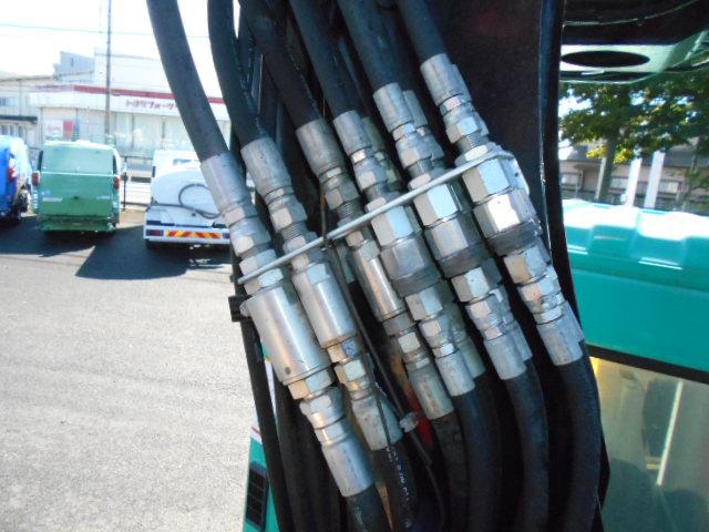 ヒノレンジャー  ヒアブクレーン付深ダンプ ヒアブクレーン(099) チューリップ型グラップル 回転式グラップル トップシート有 極東開発製深ダンプ 土砂禁 積載5.1t 増トン車 走行8.4万km ダンプ後方下開き(29枚目)