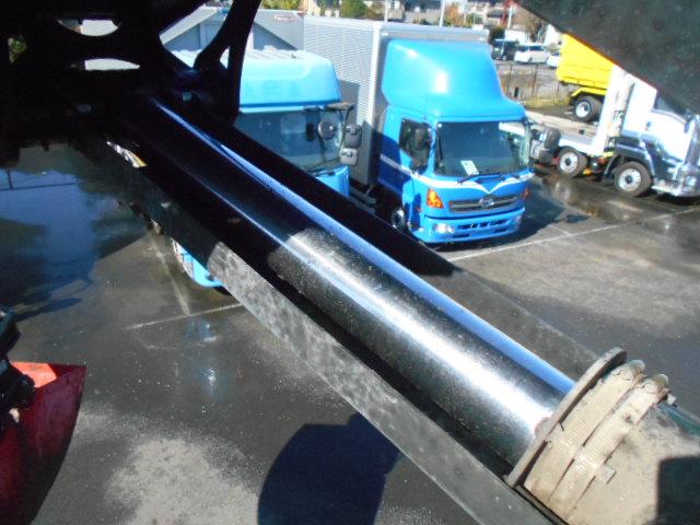 ヒノレンジャー  ヒアブクレーン付深ダンプ ヒアブクレーン(099) チューリップ型グラップル 回転式グラップル トップシート有 極東開発製深ダンプ 土砂禁 積載5.1t 増トン車 走行8.4万km ダンプ後方下開き(36枚目)