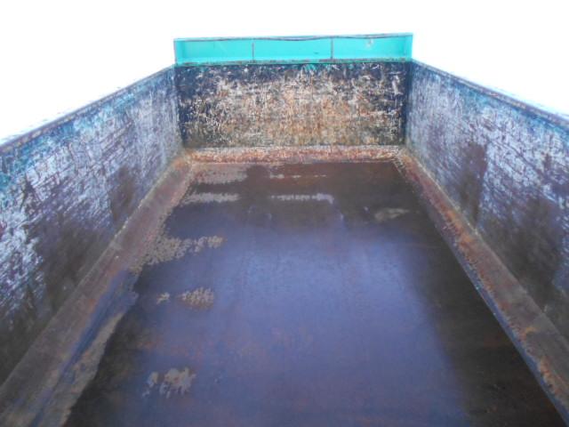 ヒノレンジャー  ヒアブクレーン付深ダンプ ヒアブクレーン(099) チューリップ型グラップル 回転式グラップル トップシート有 極東開発製深ダンプ 土砂禁 積載5.1t 増トン車 走行8.4万km ダンプ後方下開き(45枚目)