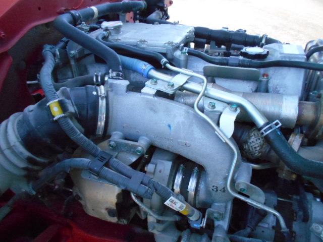 ヒノレンジャー  ヒアブクレーン付深ダンプ ヒアブクレーン(099) チューリップ型グラップル 回転式グラップル トップシート有 極東開発製深ダンプ 土砂禁 積載5.1t 増トン車 走行8.4万km ダンプ後方下開き(60枚目)