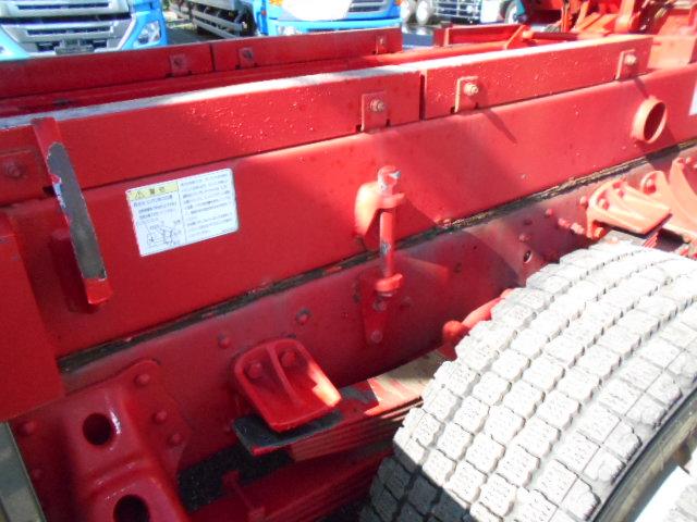 ヒノレンジャー  ヒアブクレーン付深ダンプ ヒアブクレーン(099) チューリップ型グラップル 回転式グラップル トップシート有 極東開発製深ダンプ 土砂禁 積載5.1t 増トン車 走行8.4万km ダンプ後方下開き(70枚目)