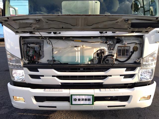 フォワード 　格納ＰＧ付冷蔵冷凍車　上物東プレ製（Ｒ４０４ａ）　－３０℃設定　積載２．１５ｔ　荷台寸法６１４×２３０×２１１　荷台床アルミ縞板張り　ラッシングレール２段　ジョルダーレール付　極東開発製格納ＰＧ付（50枚目）