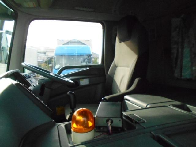 スーパーグレート 大型ダンプ 上物新明和製 荷台内寸530x230 積載9t 2デフ 7速ミッション 走行38万km エンジン出力350PS ターボ車(12枚目)