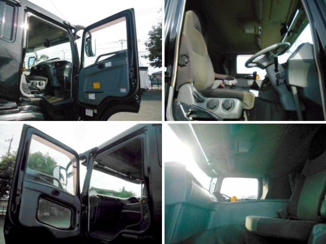 スーパーグレート 大型ダンプ 上物新明和製 荷台内寸530x230 積載9t 2デフ 7速ミッション 走行38万km エンジン出力350PS ターボ車(13枚目)