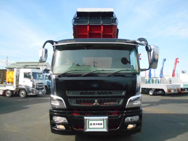 スーパーグレート 大型ダンプ 上物新明和製 荷台内寸530x230 積載9t 2デフ 7速ミッション 走行38万km エンジン出力350PS ターボ車(23枚目)