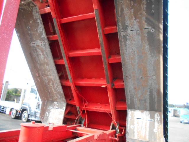 スーパーグレート 大型ダンプ 上物新明和製 荷台内寸530x230 積載9t 2デフ 7速ミッション 走行38万km エンジン出力350PS ターボ車(38枚目)