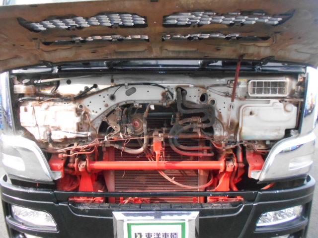 スーパーグレート 大型ダンプ 上物新明和製 荷台内寸530x230 積載9t 2デフ 7速ミッション 走行38万km エンジン出力350PS ターボ車(43枚目)