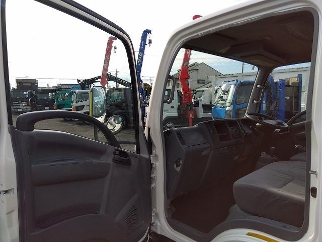 エルフトラック 跳ね上げPG付アルミバン 上物日本フルハーフ 標準ロングボディ 積載2.95t 荷台寸法446×176×207 荷台床木張り パワーゲート日本フルハーフ製 左サイド扉 ラッシングレール1段 ハイキャブ(15枚目)