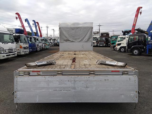 ヒノレンジャー アルミブロック平ボディ 積載3t 6.1mワイドボディ 荷台寸法611×236×48 荷台床木張り 内フック あおり開閉サポート ベッド付 メッキパーツ ETC ドラレコ 燃料タンク150L×2(29枚目)