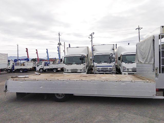 ヒノレンジャー アルミブロック平ボディ 積載3t 6.1mワイドボディ 荷台寸法611×236×48 荷台床木張り 内フック あおり開閉サポート ベッド付 メッキパーツ ETC ドラレコ 燃料タンク150L×2(36枚目)