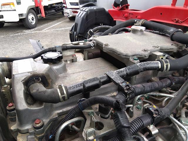 ヒノレンジャー アルミブロック平ボディ 積載3t 6.1mワイドボディ 荷台寸法611×236×48 荷台床木張り 内フック あおり開閉サポート ベッド付 メッキパーツ ETC ドラレコ 燃料タンク150L×2(38枚目)