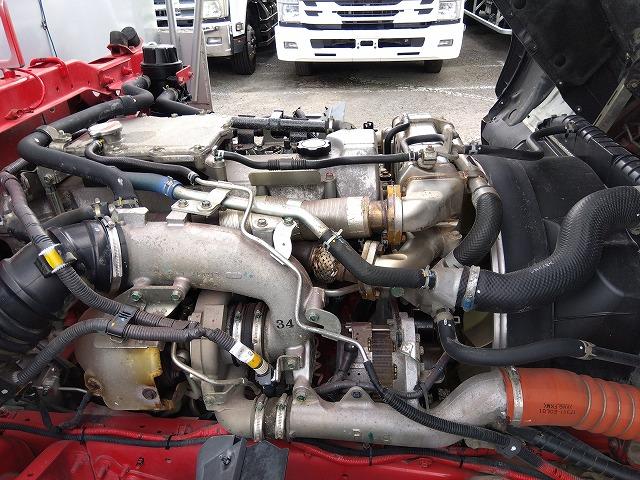 ヒノレンジャー アルミブロック平ボディ 積載3t 6.1mワイドボディ 荷台寸法611×236×48 荷台床木張り 内フック あおり開閉サポート ベッド付 メッキパーツ ETC ドラレコ 燃料タンク150L×2(39枚目)