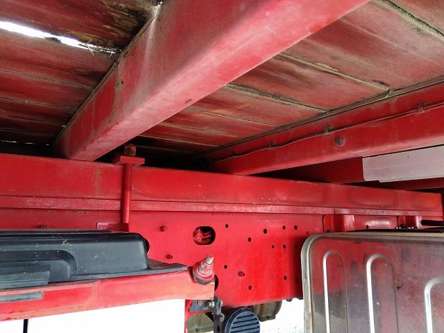 ヒノレンジャー アルミブロック平ボディ 積載3t 6.1mワイドボディ 荷台寸法611×236×48 荷台床木張り 内フック あおり開閉サポート ベッド付 メッキパーツ ETC ドラレコ 燃料タンク150L×2(51枚目)