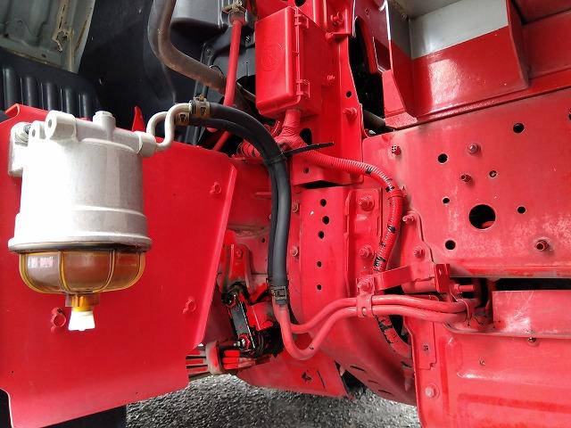 ヒノレンジャー アルミブロック平ボディ 積載3t 6.1mワイドボディ 荷台寸法611×236×48 荷台床木張り 内フック あおり開閉サポート ベッド付 メッキパーツ ETC ドラレコ 燃料タンク150L×2(59枚目)