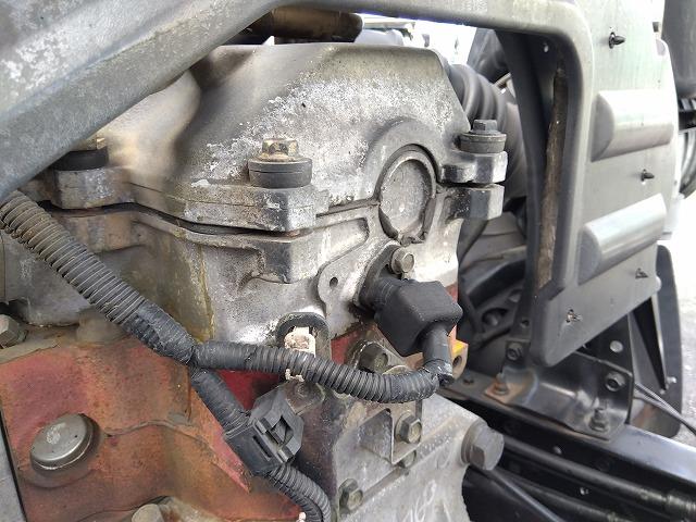 ヒノレンジャー 車両運搬車 2台積み 上物丸文製 積載3.05t 上物内寸580×215 自動歩み付 歩み寸法(1本)326×58 バックモニター付 ETC付 走行38.4万km 6速ミッション(48枚目)