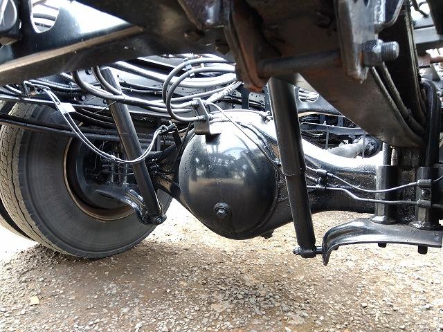 ヒノレンジャー 車両運搬車 2台積み 上物丸文製 積載3.05t 上物内寸580×215 自動歩み付 歩み寸法(1本)326×58 バックモニター付 ETC付 走行38.4万km 6速ミッション(71枚目)