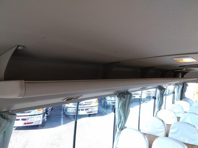 ローザ 　マイクロバス　２５人乗り　スーパーロング　リクライニングシート　荷物デッキ付　自動スライドドア　インターロック付　バックモニター付　ＡＴ車　走行１１．７万ｋｍ　タイヤサイズ２０５／８０Ｒ１７．５（34枚目）