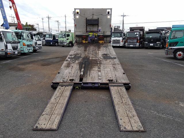 ヒノレンジャー 　セーフティローダー　上物花見台製　積載１１ｔ　ウインチ付　自動歩み付　増トン車　２デフ　ベッド付　走行４３．５万ｋｍ　６速ミッション　タイヤサイズ２４５／７０Ｒ１９．５（28枚目）