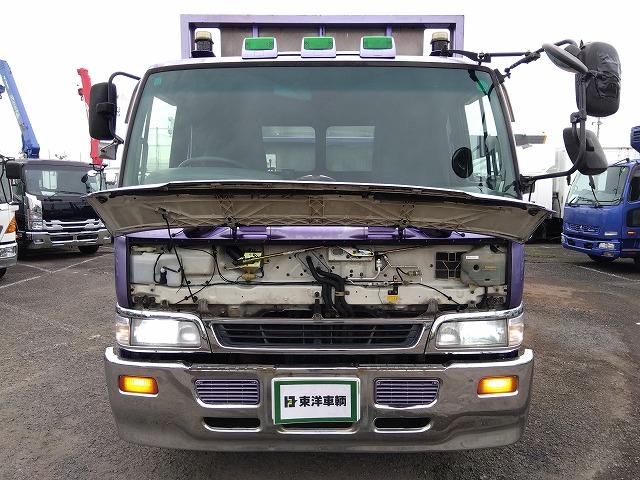 ヒノレンジャー 　セーフティローダー　上物花見台製　積載１１ｔ　ウインチ付　自動歩み付　増トン車　２デフ　ベッド付　走行４３．５万ｋｍ　６速ミッション　タイヤサイズ２４５／７０Ｒ１９．５（45枚目）