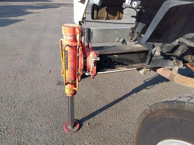 キャンター PG付クレーン付平ボディ 上物古河ユニック製 3段ブーム 2.9t吊 フックイン 差し違いアウトリガー 積載3.55t 荷台寸378×208×37 ワイド超ロングボディ アオリサポート付 垂直PG付(29枚目)