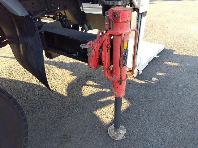 キャンター PG付クレーン付平ボディ 上物古河ユニック製 3段ブーム 2.9t吊 フックイン 差し違いアウトリガー 積載3.55t 荷台寸378×208×37 ワイド超ロングボディ アオリサポート付 垂直PG付(32枚目)