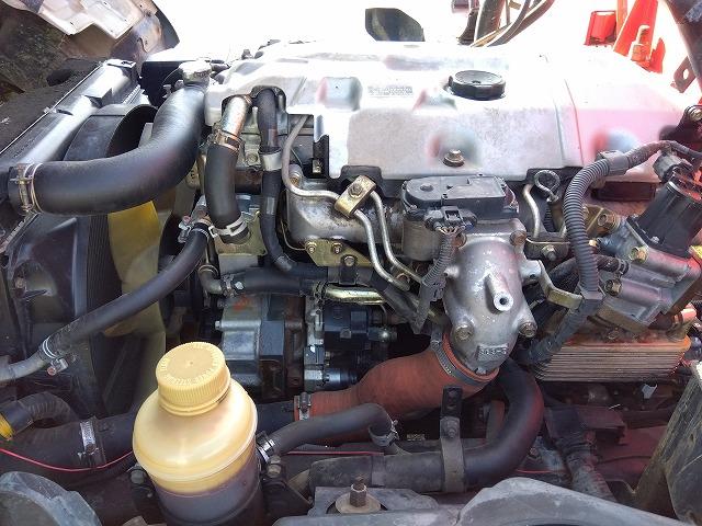 キャンター PG付クレーン付平ボディ 上物古河ユニック製 3段ブーム 2.9t吊 フックイン 差し違いアウトリガー 積載3.55t 荷台寸378×208×37 ワイド超ロングボディ アオリサポート付 垂直PG付(47枚目)