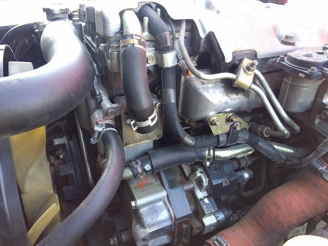 キャンター PG付クレーン付平ボディ 上物古河ユニック製 3段ブーム 2.9t吊 フックイン 差し違いアウトリガー 積載3.55t 荷台寸378×208×37 ワイド超ロングボディ アオリサポート付 垂直PG付(48枚目)