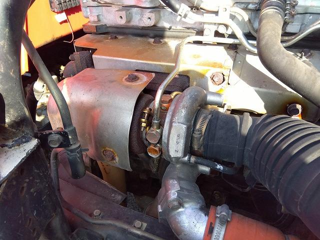 キャンター PG付クレーン付平ボディ 上物古河ユニック製 3段ブーム 2.9t吊 フックイン 差し違いアウトリガー 積載3.55t 荷台寸378×208×37 ワイド超ロングボディ アオリサポート付 垂直PG付(49枚目)