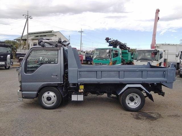 エルフトラック ローダーダンプ/セーフティダンプ 上物花見台製 積載3t 荷台寸法304x160x36 4ナンバー シートキャリア付 メッキパーツ ETC 走行10.6万km 5速ミッション(5枚目)