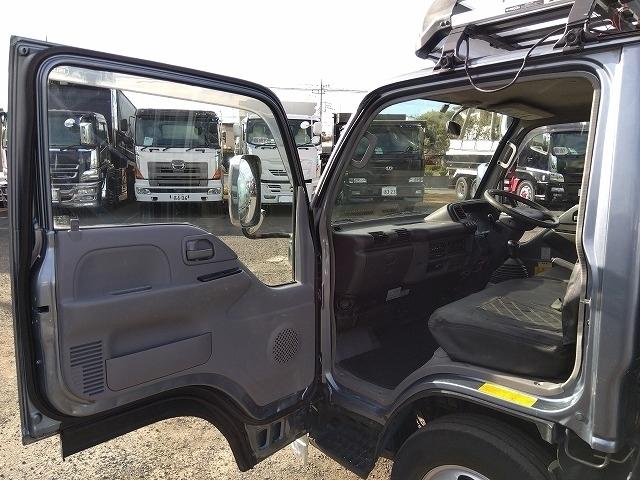 エルフトラック ローダーダンプ/セーフティダンプ 上物花見台製 積載3t 荷台寸法304x160x36 4ナンバー シートキャリア付 メッキパーツ ETC 走行10.6万km 5速ミッション(10枚目)