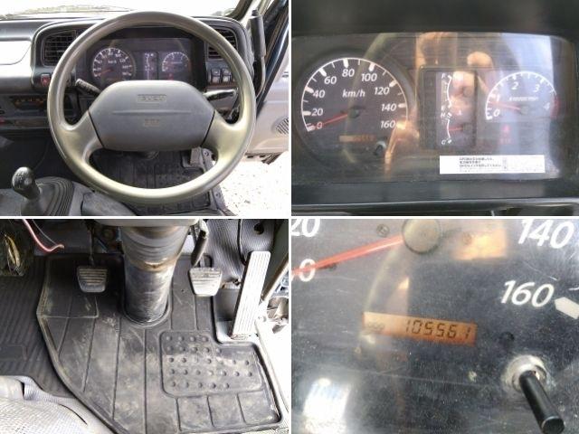 エルフトラック ローダーダンプ/セーフティダンプ 上物花見台製 積載3t 荷台寸法304x160x36 4ナンバー シートキャリア付 メッキパーツ ETC 走行10.6万km 5速ミッション(16枚目)