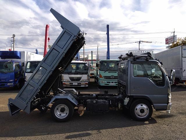 エルフトラック ローダーダンプ/セーフティダンプ 上物花見台製 積載3t 荷台寸法304x160x36 4ナンバー シートキャリア付 メッキパーツ ETC 走行10.6万km 5速ミッション(22枚目)