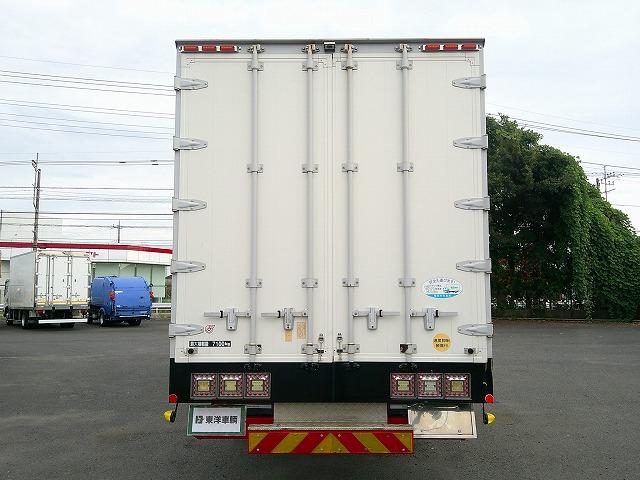 ヒノレンジャー 　アルミウイング　上物トランテックス製　積載７ｔ　荷台寸７２７×２２３×２３１　７．２ｍセミワイドボディ　増トン車　ラッシングレール１段　内フック８対　ハイルーフ　リーフサス　横ネタ鉄製　社外ナビ有（11枚目）