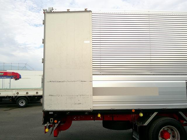 ヒノレンジャー 　アルミウイング　上物トランテックス製　積載７ｔ　荷台寸７２７×２２３×２３１　７．２ｍセミワイドボディ　増トン車　ラッシングレール１段　内フック８対　ハイルーフ　リーフサス　横ネタ鉄製　社外ナビ有（53枚目）