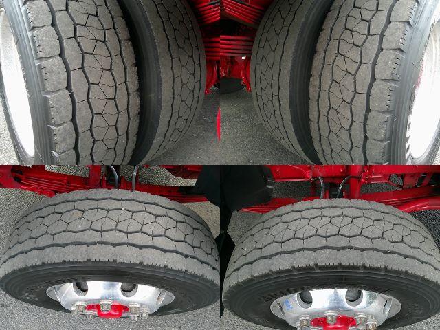 ヒノレンジャー 　アルミウイング　上物トランテックス製　積載７ｔ　荷台寸７２７×２２３×２３１　７．２ｍセミワイドボディ　増トン車　ラッシングレール１段　内フック８対　ハイルーフ　リーフサス　横ネタ鉄製　社外ナビ有（75枚目）