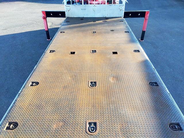 ファイター クレーン付アルミブロック平ボディ 上物古河ユニック製 4段ブーム ラジコン付(無線) 2.9t吊 フックイン 差し違い&角足 6m標準ボディ 荷台寸法605x217x79 荷台床縞板張 内フック有(29枚目)