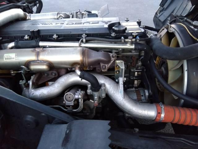 ファイター クレーン付アルミブロック平ボディ 上物古河ユニック製 4段ブーム ラジコン付(無線) 2.9t吊 フックイン 差し違い&角足 6m標準ボディ 荷台寸法605x217x79 荷台床縞板張 内フック有(47枚目)